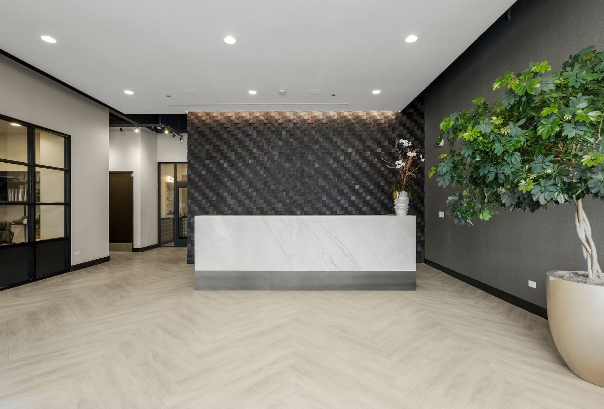 Modern apartment amenity at Logan Apartments in Logan Square Chicago with contemporary design
