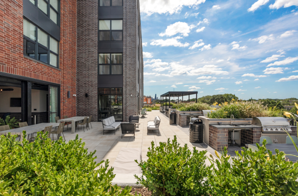 Modern apartment amenity at Logan Apartments in Logan Square Chicago with contemporary design