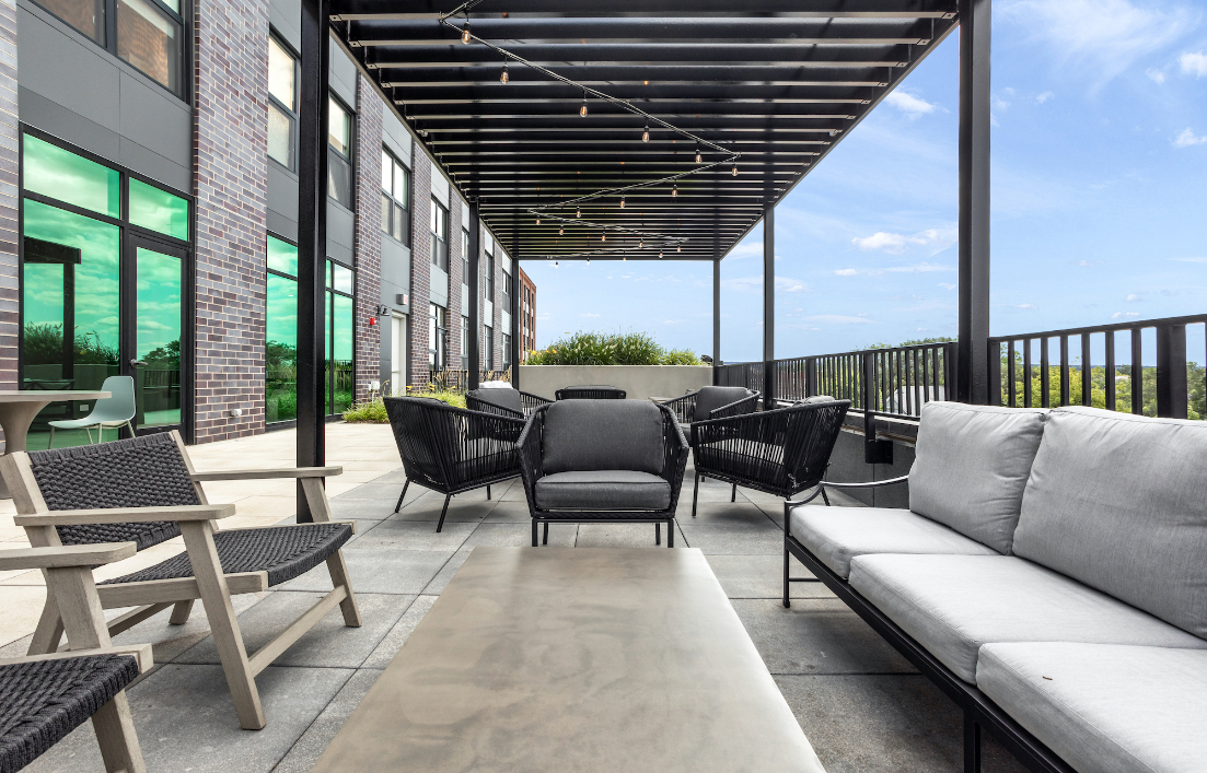 Modern apartment amenity at Logan Apartments in Logan Square Chicago with contemporary design
