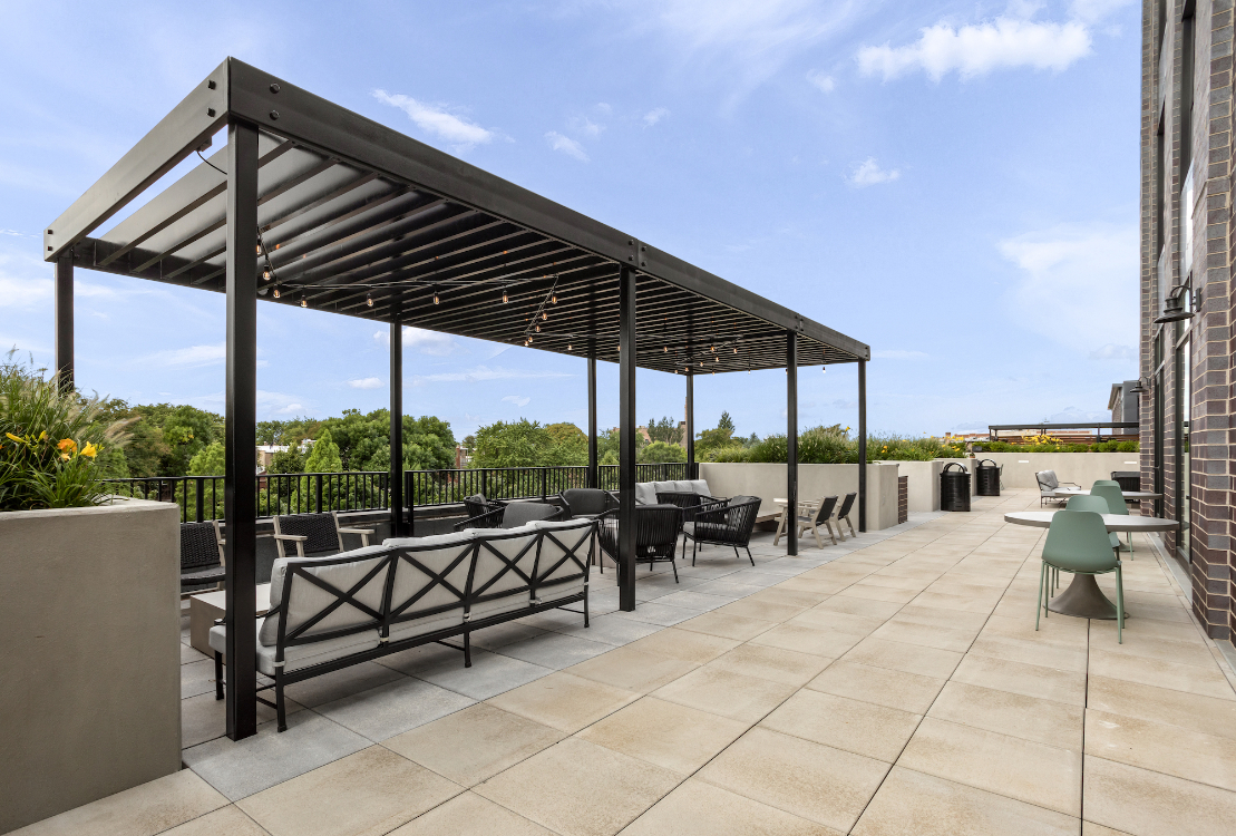 Modern apartment amenity at Logan Apartments in Logan Square Chicago with contemporary design