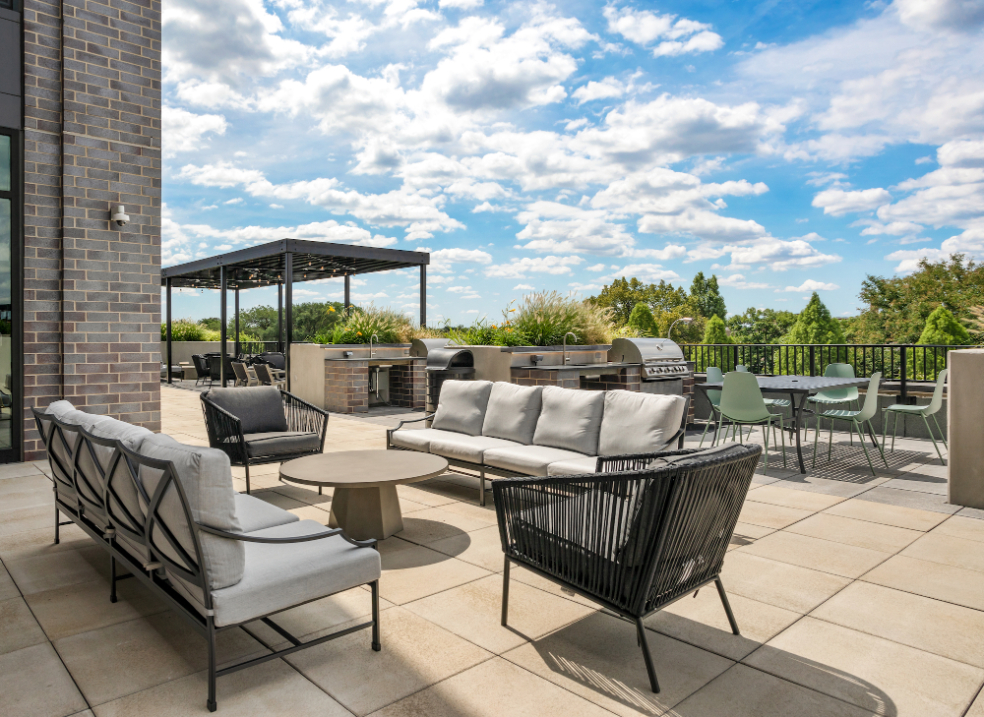 Modern apartment amenity at Logan Apartments in Logan Square Chicago with contemporary design