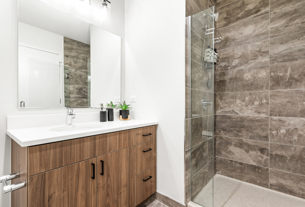 Modern apartment amenity at Logan Apartments in Logan Square Chicago with contemporary design