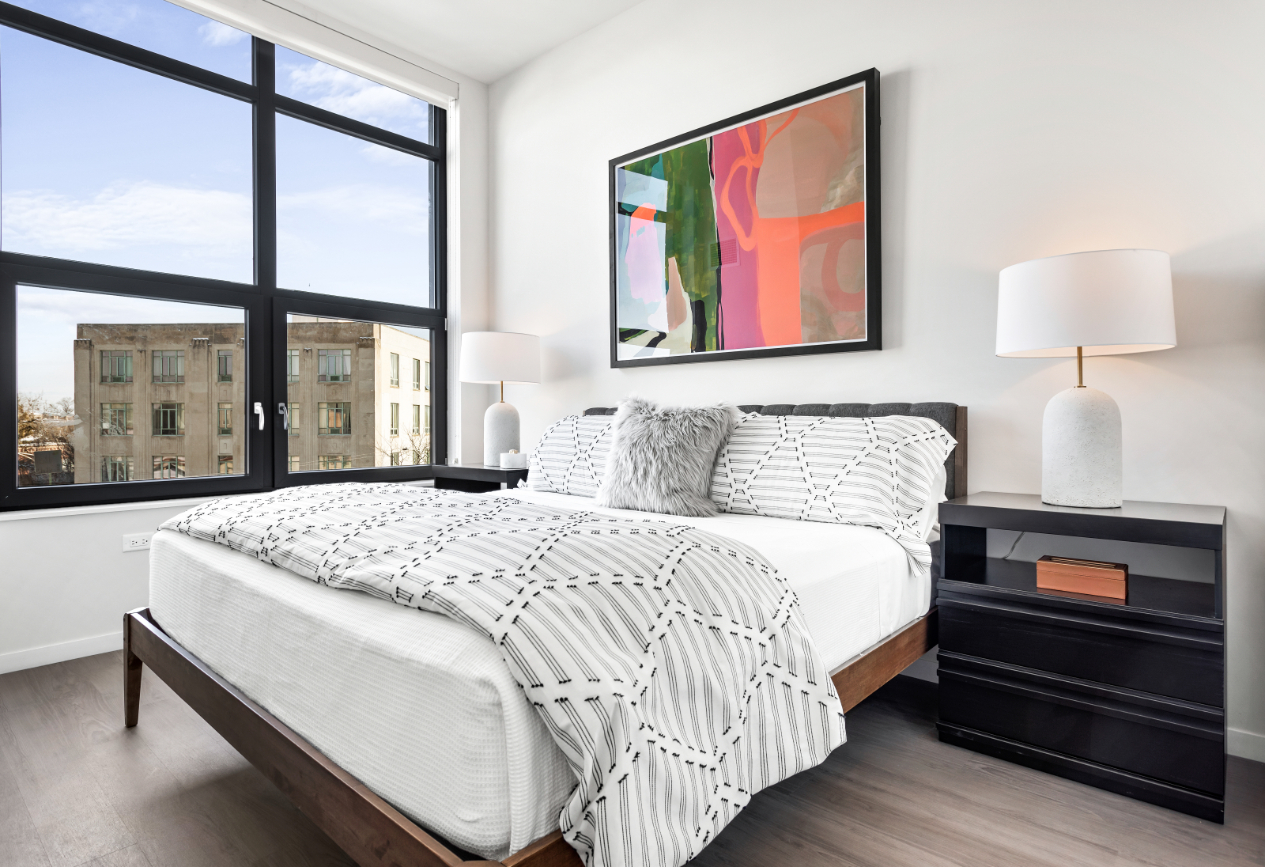 Modern apartment amenity at Logan Apartments in Logan Square Chicago with contemporary design