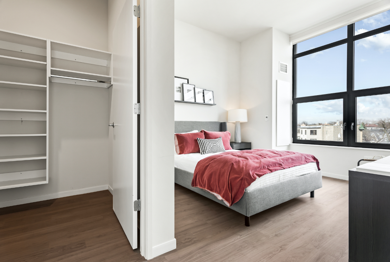 Modern apartment amenity at Logan Apartments in Logan Square Chicago with contemporary design