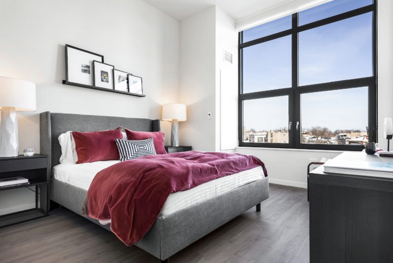 Modern apartment amenity at Logan Apartments in Logan Square Chicago with contemporary design