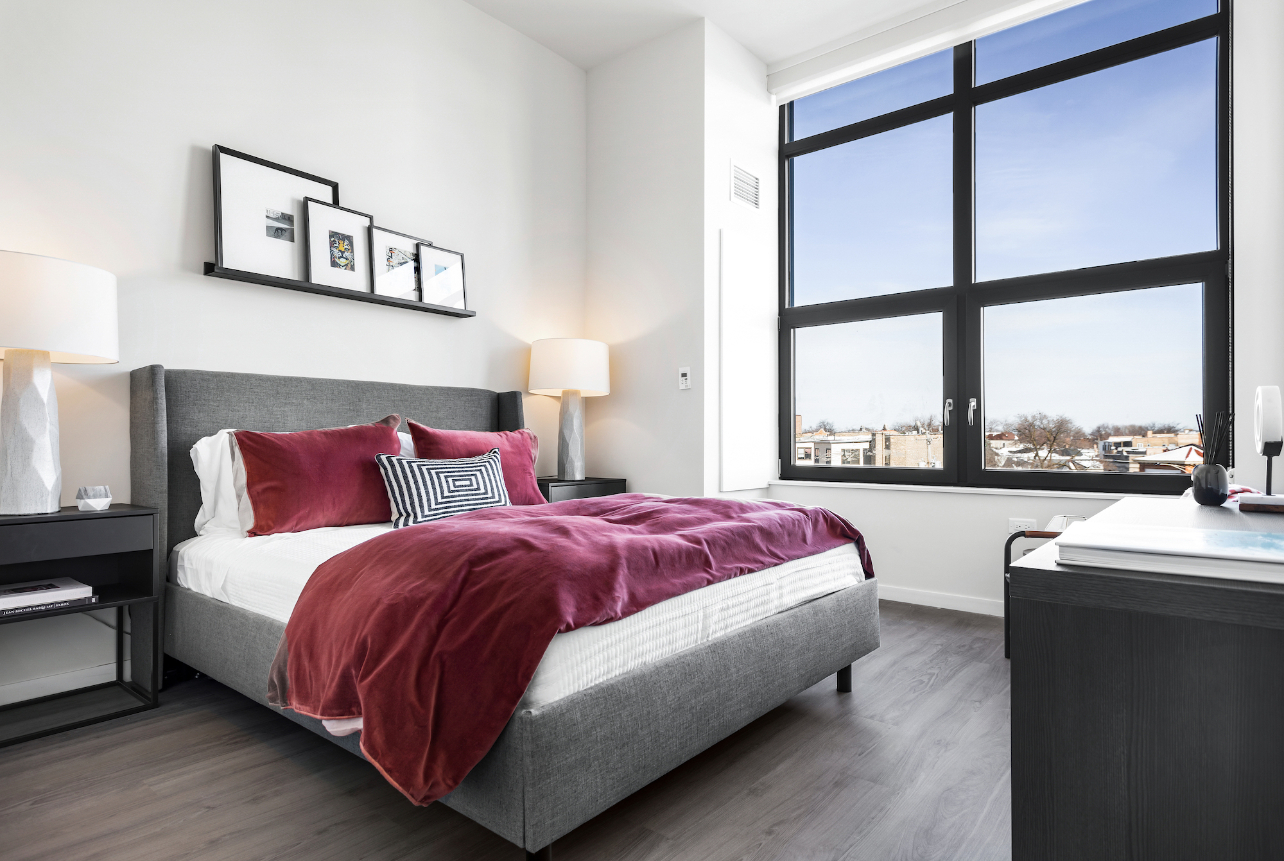 Modern apartment amenity at Logan Apartments in Logan Square Chicago with contemporary design